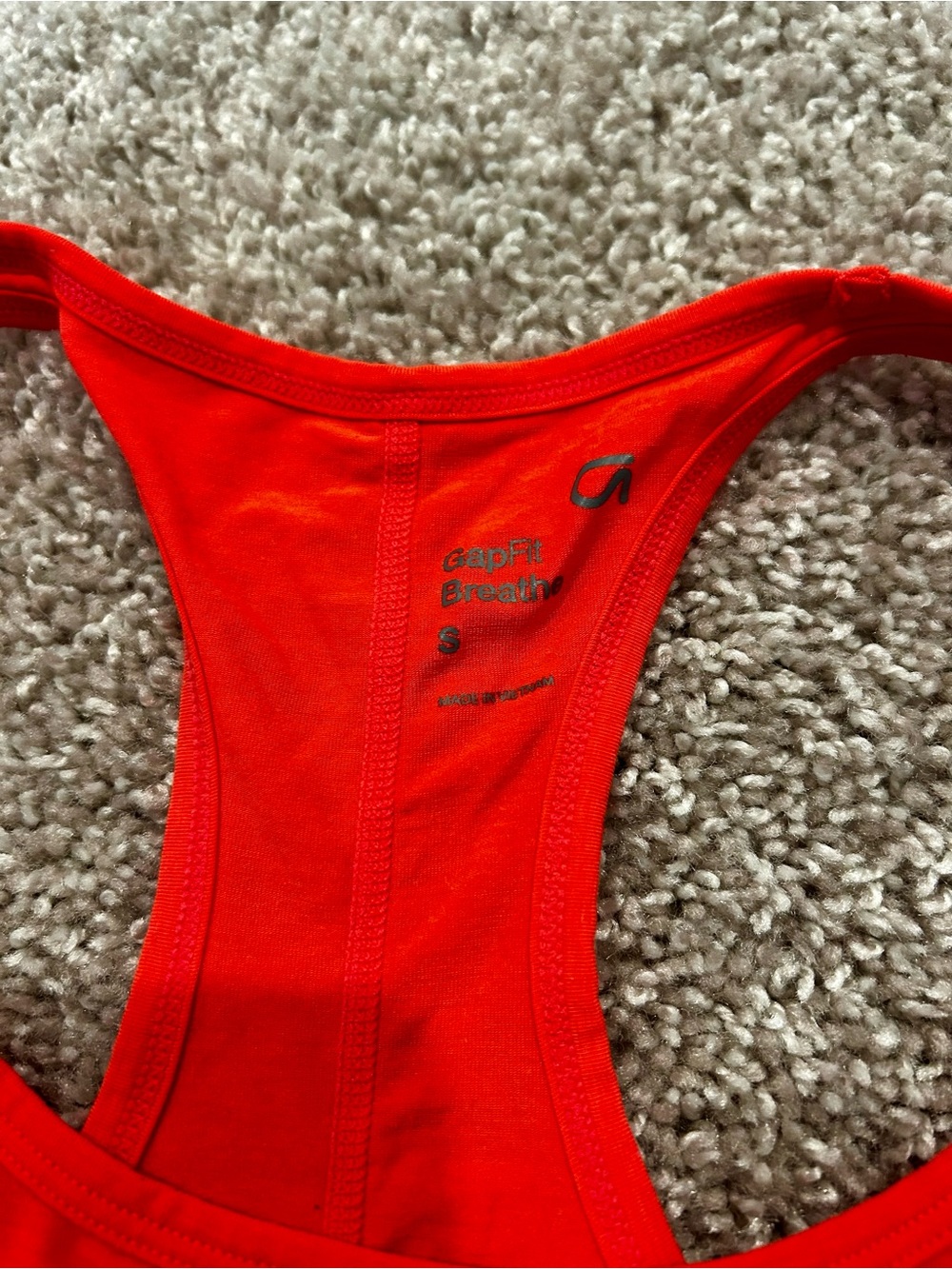 GAP Red Racerback Tank Top - Picture 2 of 3